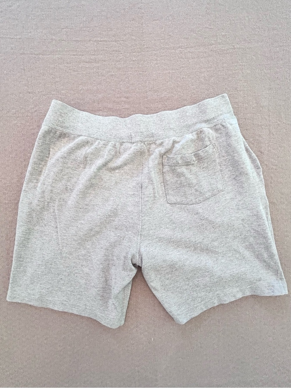 POLO Ralph Lauren Gray Shorts Blue Big Pony Embroidered Logo Cotton Men’s L - Picture 4 of 16